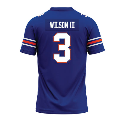 Florida - NCAA Football : Eugene Wilson III - Blue Premium Football Jersey-1