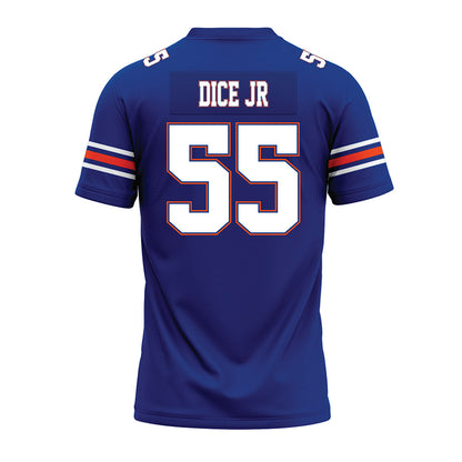 Florida - NCAA Football : Tavaris TJ Dice Jr - Blue Premium Football Jersey-1
