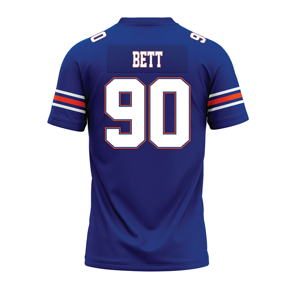 Florida - NCAA Football : Brendan Bett - Blue Premium Football Jersey-1