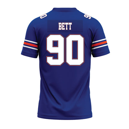 Florida - NCAA Football : Brendan Bett - Blue Premium Football Jersey-1