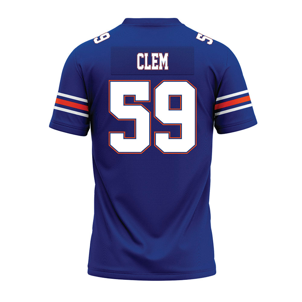 Florida - NCAA Football : Hayden Clem - Blue Premium Football Jersey-1