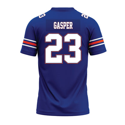 Florida - NCAA Football : Chad Gasper - Blue Premium Football Jersey-1