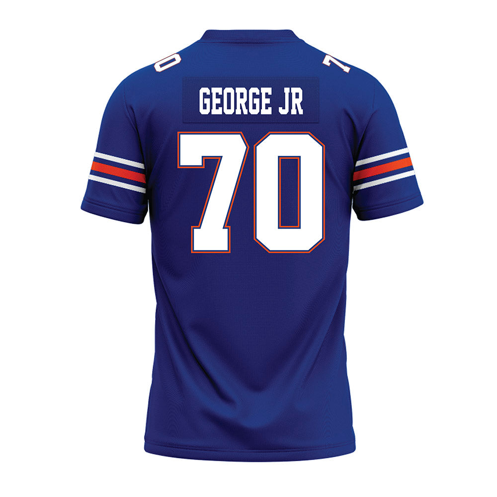 Florida - NCAA Football : Damieon George Jr - Blue Premium Football Jersey-1