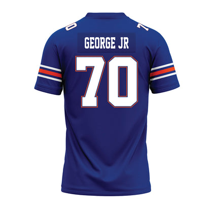 Florida - NCAA Football : Damieon George Jr - Blue Premium Football Jersey-1