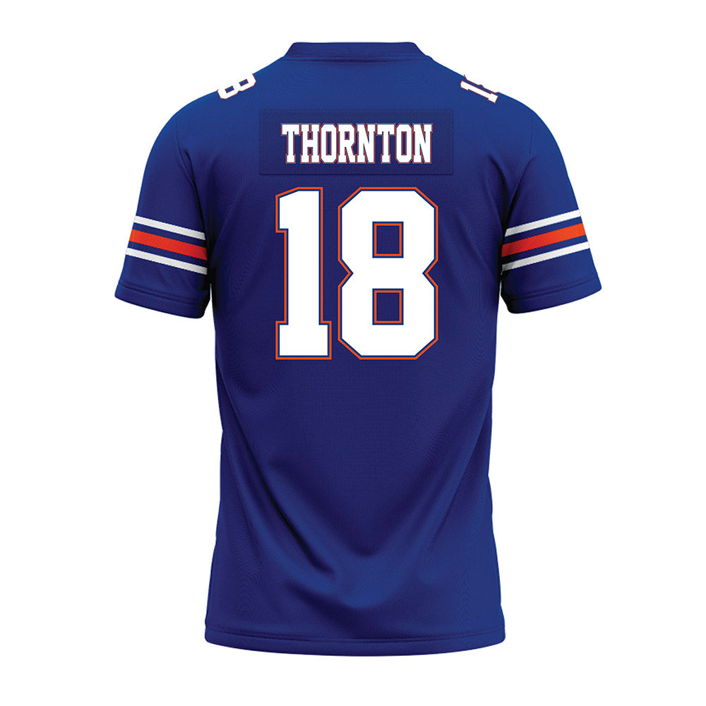 Florida - NCAA Football : Bryce Thornton - Blue Premium Football Jersey-1