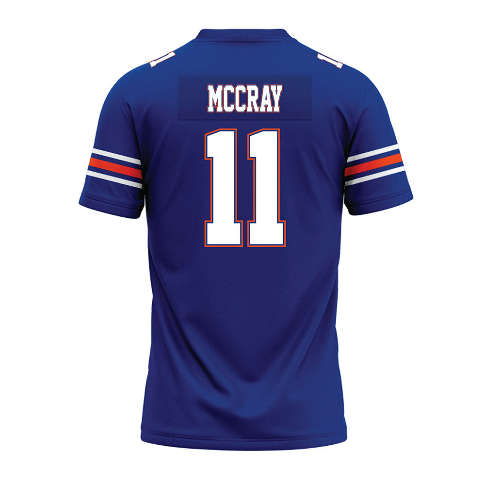 Florida - NCAA Football : LJ McCray - Blue Premium Football Jersey-1