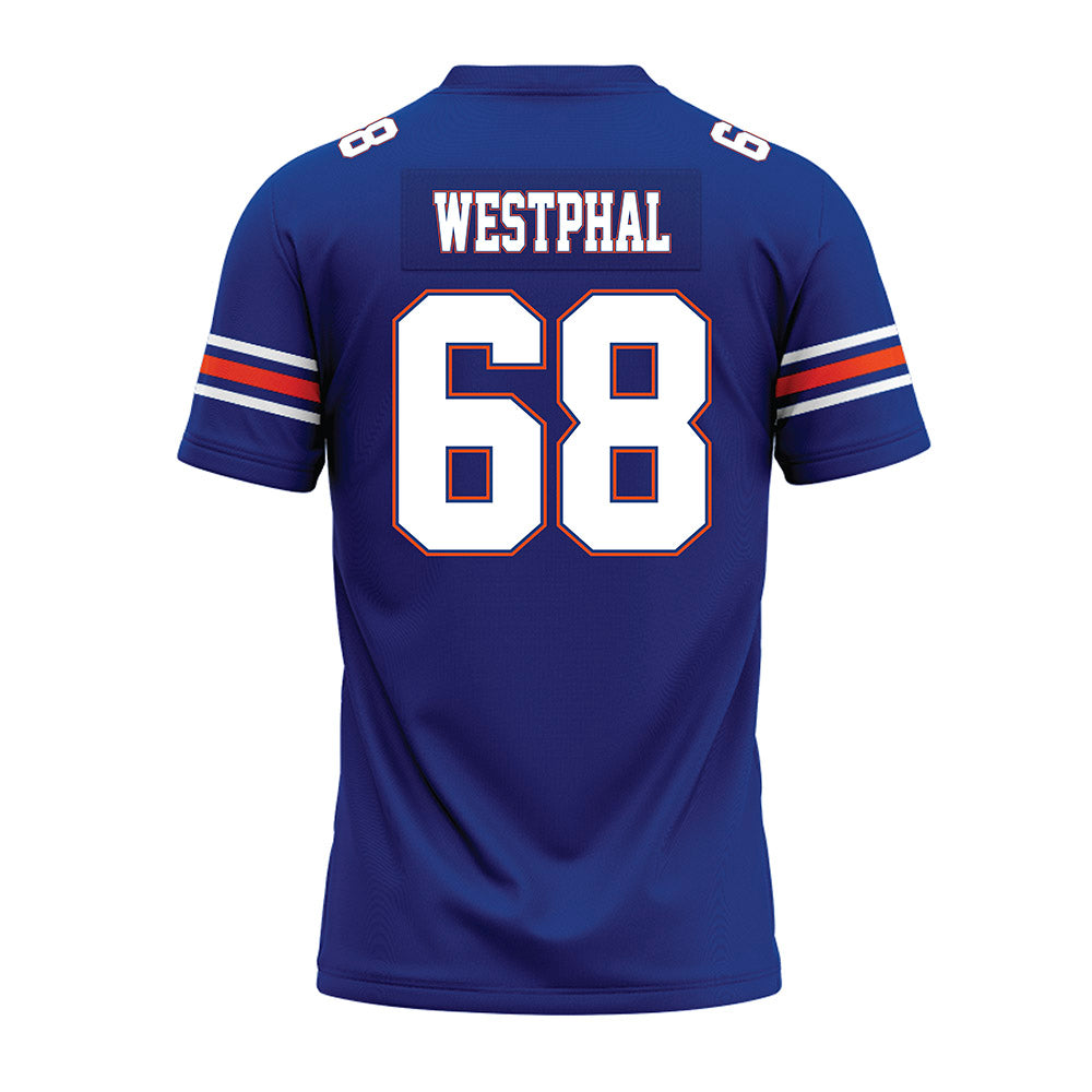 Florida - NCAA Football : Fletcher Westphal - Blue Premium Football Jersey-1