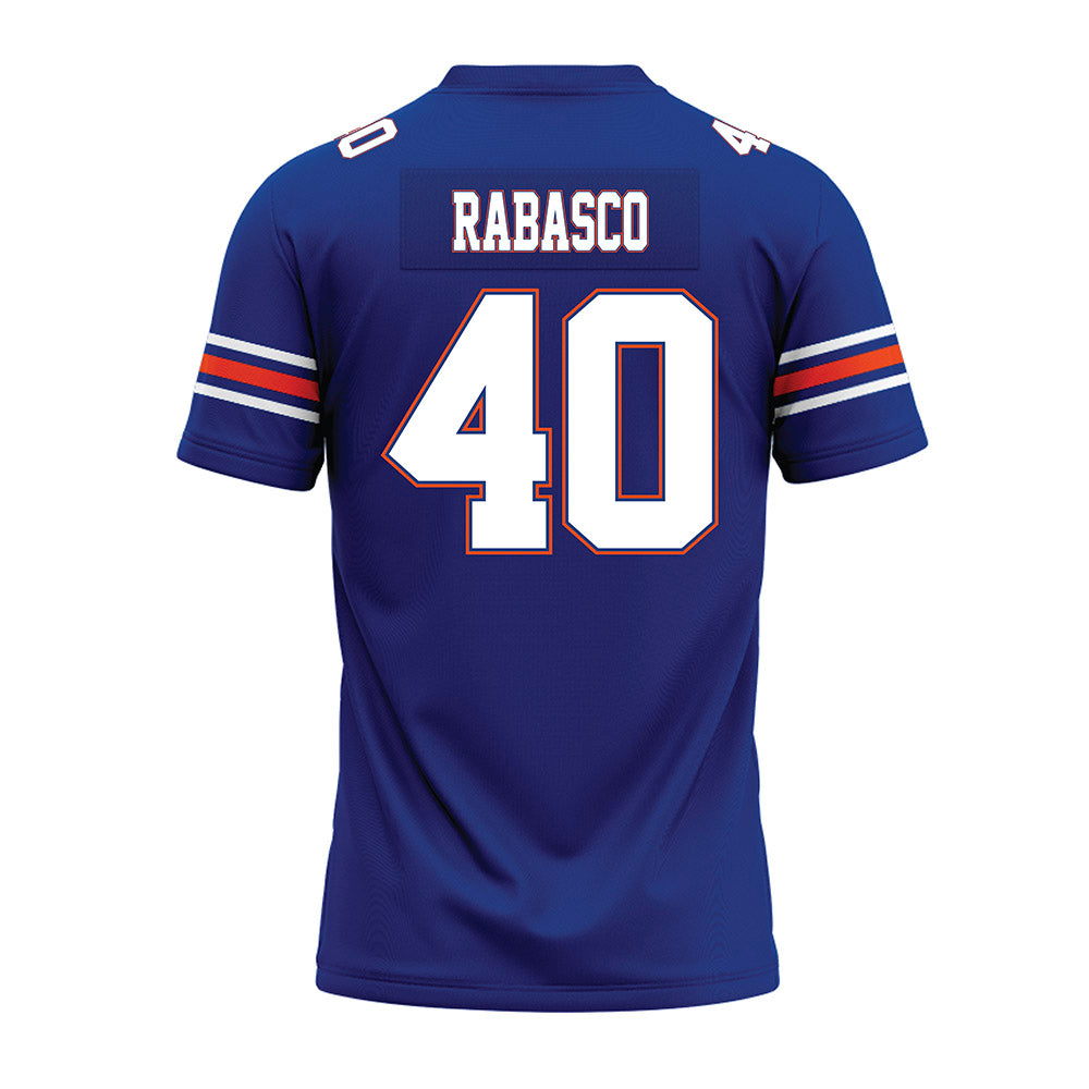 Florida - NCAA Football : Brandon Rabasco - Blue Premium Football Jersey-1