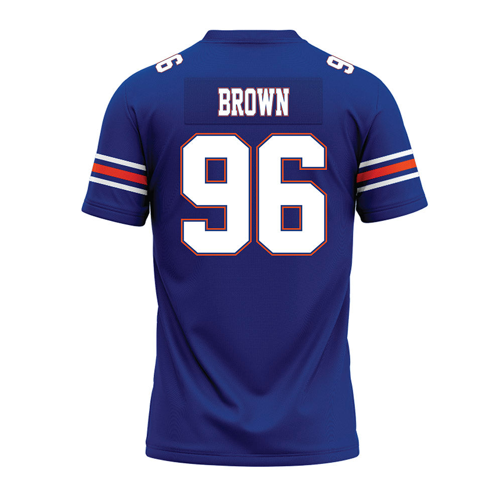 Florida - NCAA Football : Tarvorise Brown - Blue Premium Football Jersey-1