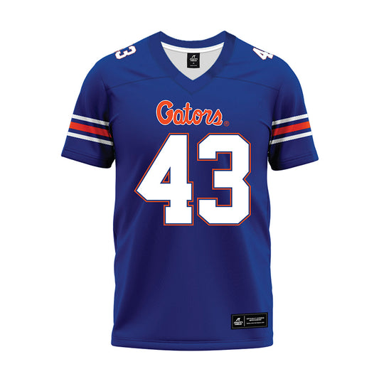 Florida - NCAA Football : Jaden Edgecombe - Blue Premium Football Jersey-0