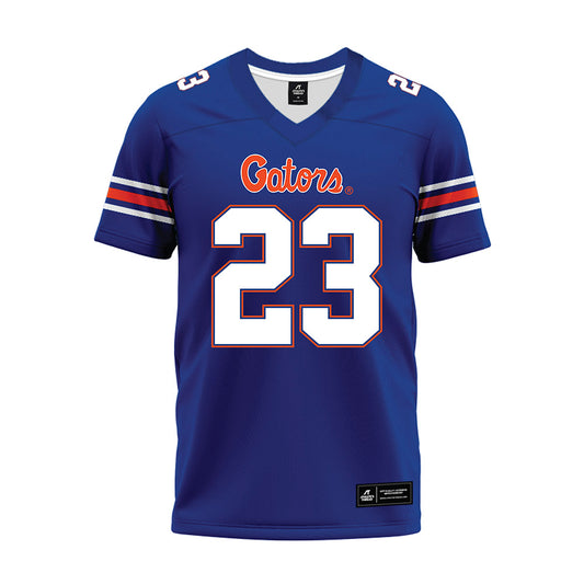 Florida - NCAA Football : Josiah Davis - Blue Premium Football Jersey-0