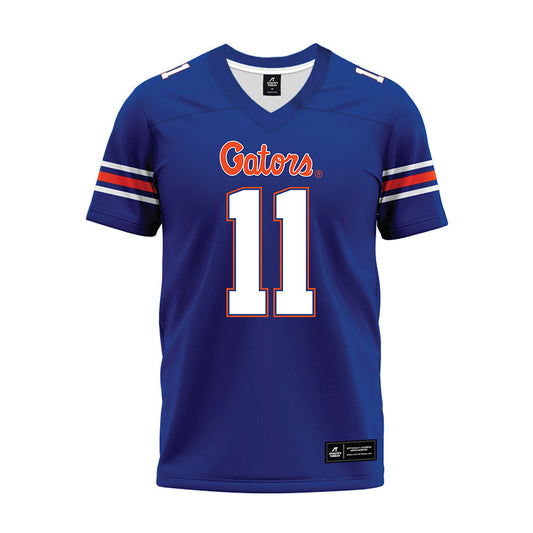 Florida - NCAA Football : Jalen Kitna - Blue Premium Football Jersey-0
