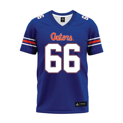 Florida - NCAA Football : Jake Slaughter - Blue Premium Football Jersey-0