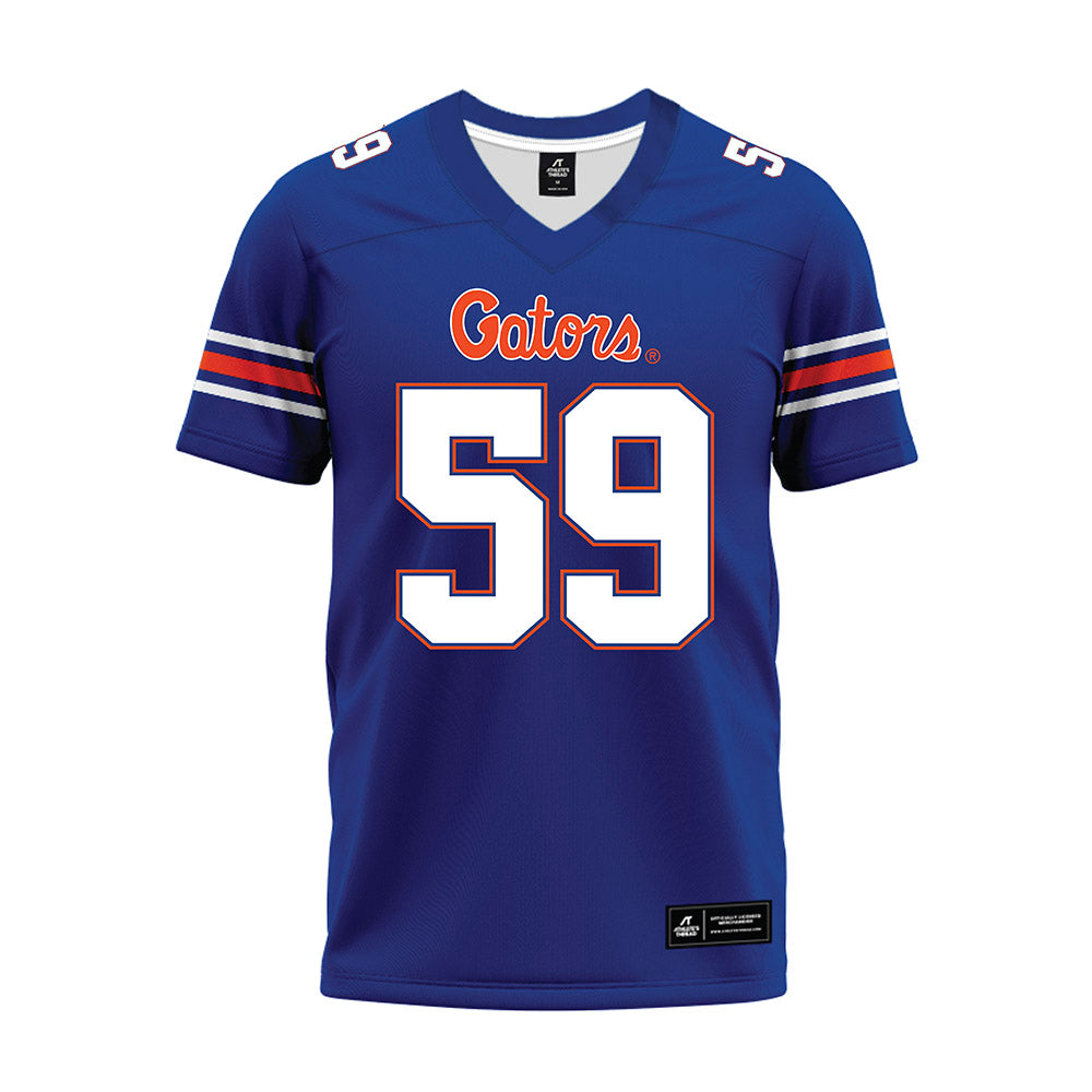 Florida - NCAA Football : Hayden Clem - Blue Premium Football Jersey-0