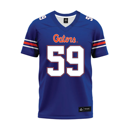 Florida - NCAA Football : Hayden Clem - Blue Premium Football Jersey-0