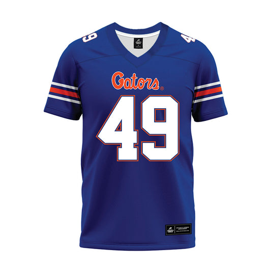 Florida - NCAA Football : Jalen Wiggins - Blue Premium Football Jersey-0