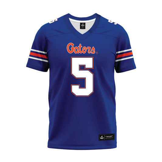 Florida - NCAA Football : Treyaun Webb - Blue Premium Football Jersey-0