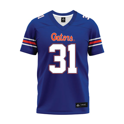 Florida - NCAA Football : Evan Jackson - Blue Premium Football Jersey-0