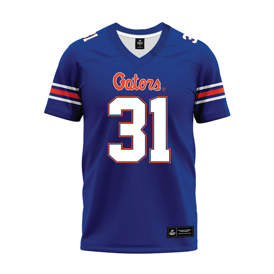 Florida - NCAA Football : Evan Jackson - Blue Premium Football Jersey-0