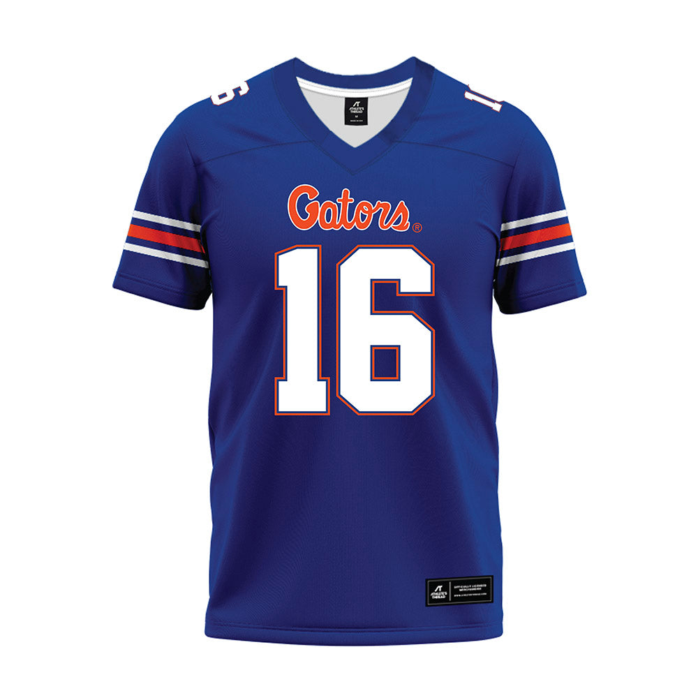 Florida - NCAA Football : Aidan Warner - Blue Premium Football Jersey-0