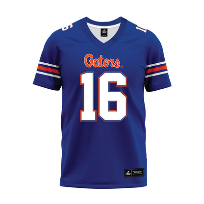 Florida - NCAA Football : Aidan Warner - Blue Premium Football Jersey-0
