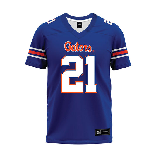 Florida - NCAA Football : KD Daniels - Blue Premium Football Jersey-0