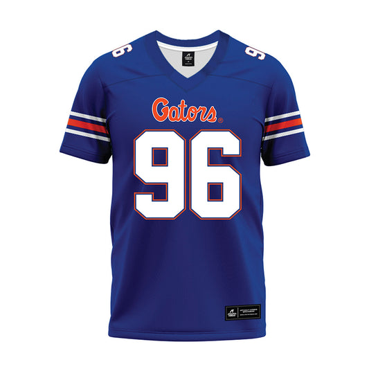 Florida - NCAA Football : Travis Freeman - Blue Premium Football Jersey-0
