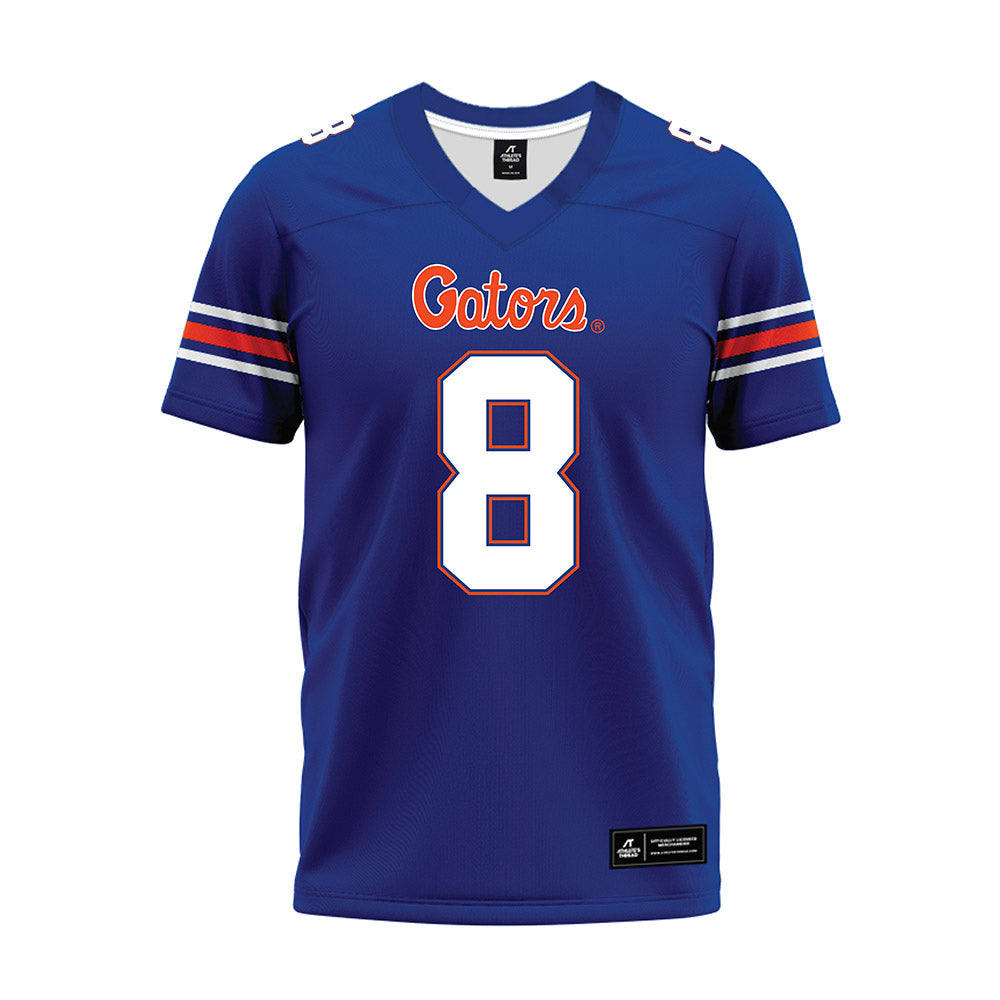 Florida - NCAA Football : Aaron Chiles Jr. - Blue Premium Football Jersey-0