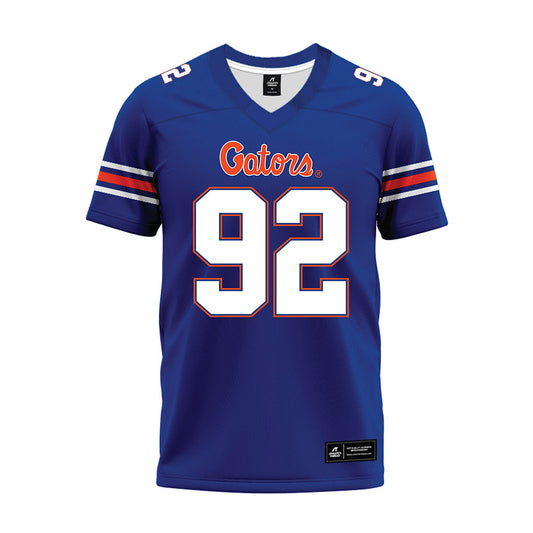 Florida - NCAA Football : Jalen Lee - Blue Premium Football Jersey-0