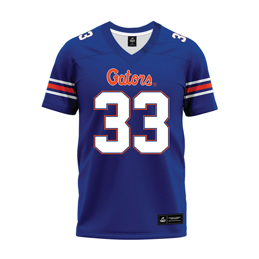 Florida - NCAA Football : Brian Case - Blue Premium Football Jersey-0