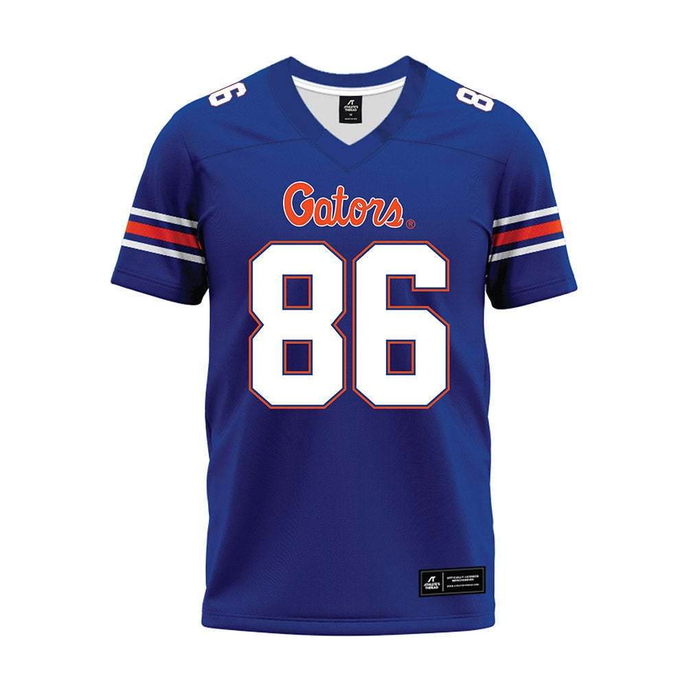 Florida - NCAA Football : Tony Livingston - Blue Premium Football Jersey-0