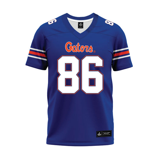 Florida - NCAA Football : Tony Livingston - Blue Premium Football Jersey-0