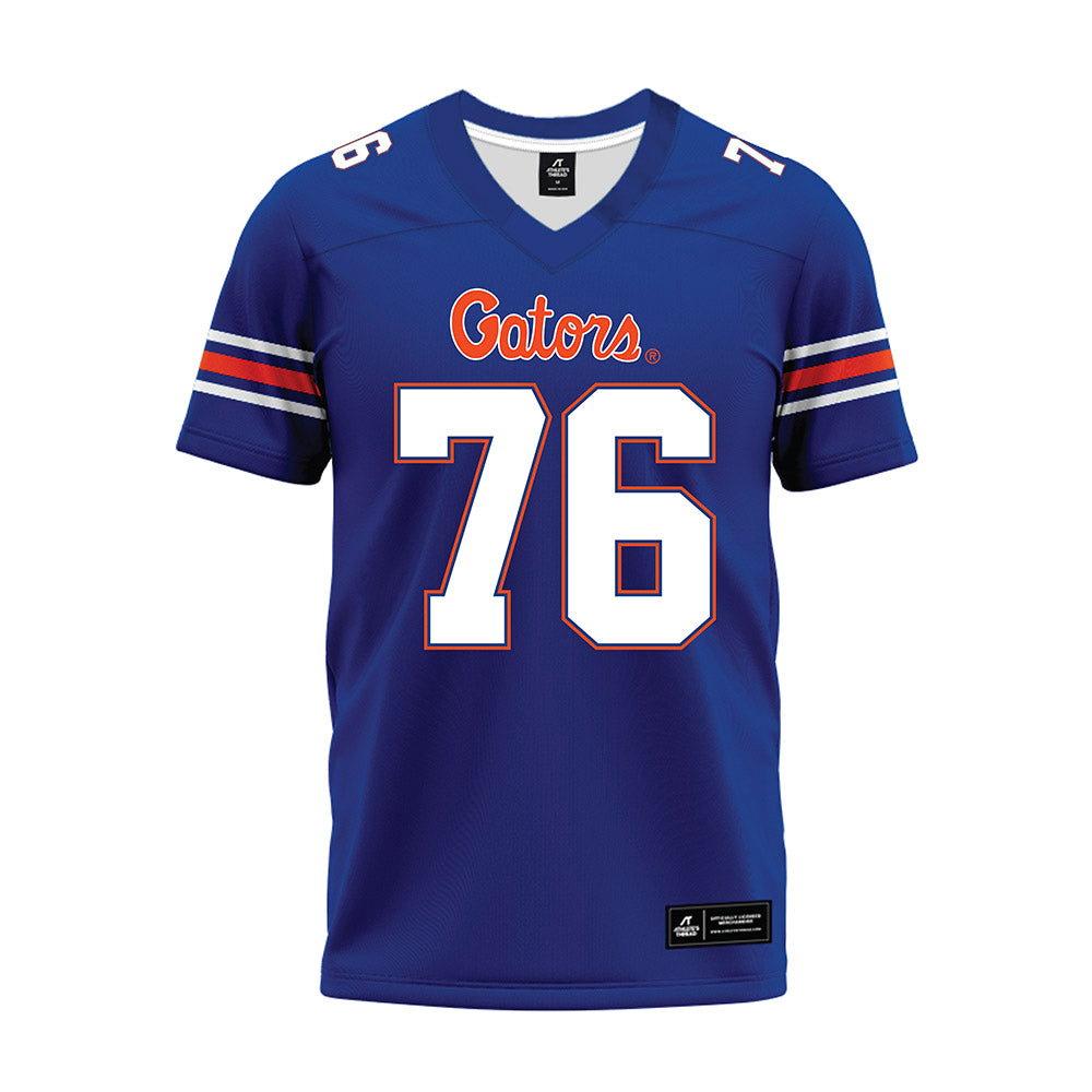 Florida - NCAA Football : Mark Faircloth - Blue Premium Football Jersey-0