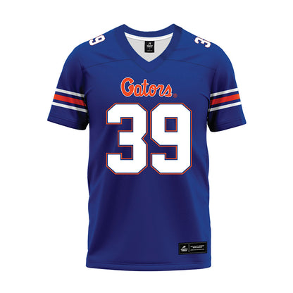 Florida - NCAA Football : Mack Mulhern - Blue Premium Football Jersey-0