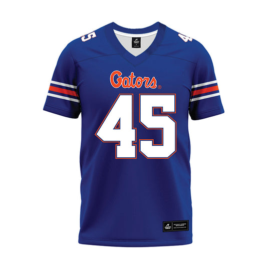 Florida - NCAA Football : Marco Ortiz - Blue Premium Football Jersey-0