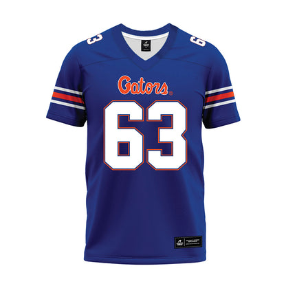 Florida - NCAA Football : Caden Jones - Blue Premium Football Jersey-0