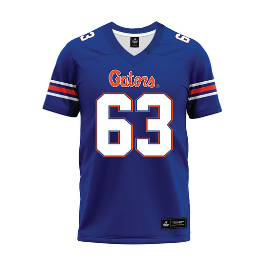 Florida - NCAA Football : Caden Jones - Blue Premium Football Jersey-0