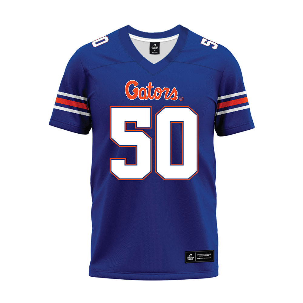Florida - NCAA Football : Jason Zandamela - Blue Premium Football Jersey-0