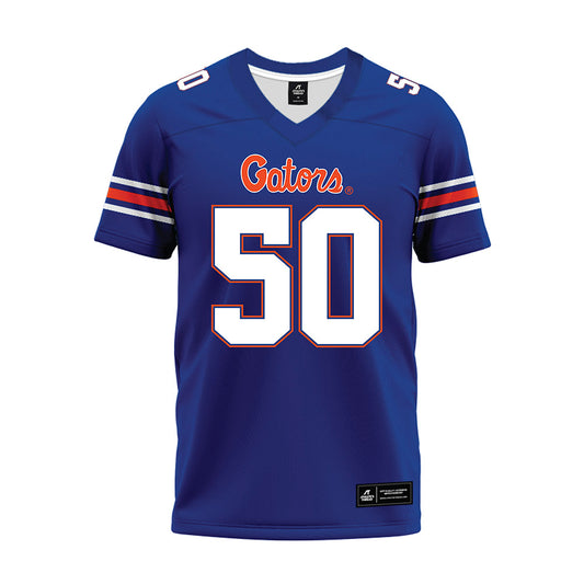 Florida - NCAA Football : Jason Zandamela - Blue Premium Football Jersey-0