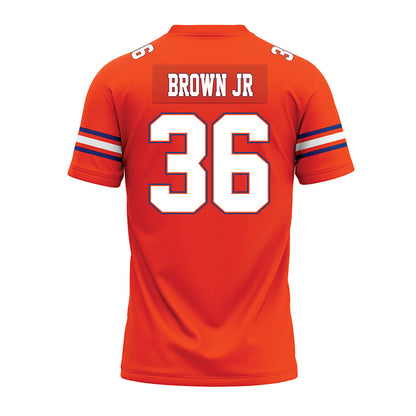 Florida - NCAA Football : Vincent Brown Jr - Orange Premium Football Jersey-1