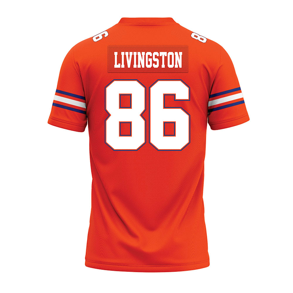 Florida - NCAA Football : Tony Livingston - Orange Premium Football Jersey-1