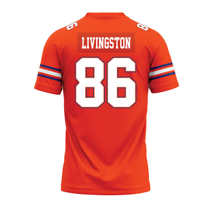 Florida - NCAA Football : Tony Livingston - Orange Premium Football Jersey-1