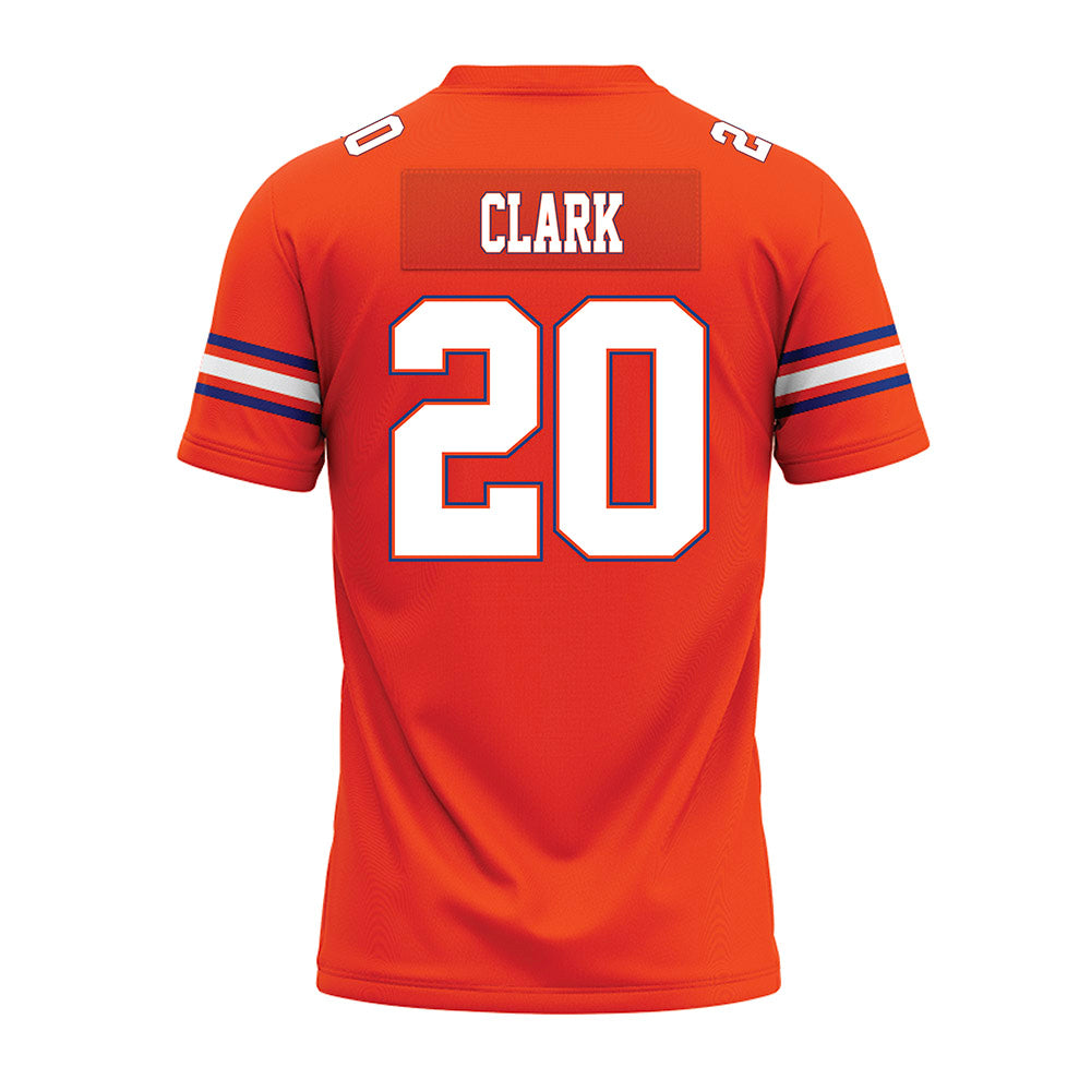 Florida - NCAA Football : Waltez Duke Clark - Orange Premium Football Jersey-1
