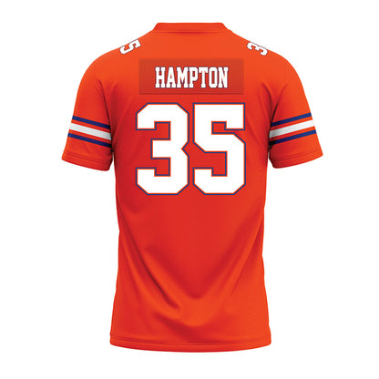 Florida - NCAA Football : DeBraun Hampton - Orange Premium Football Jersey-1