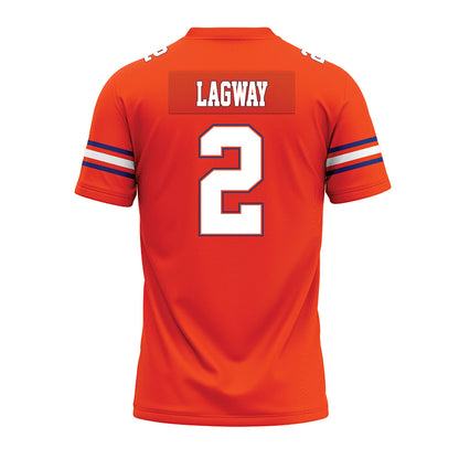 Florida - NCAA Football : DJ Lagway - Orange Premium Football Jersey-1