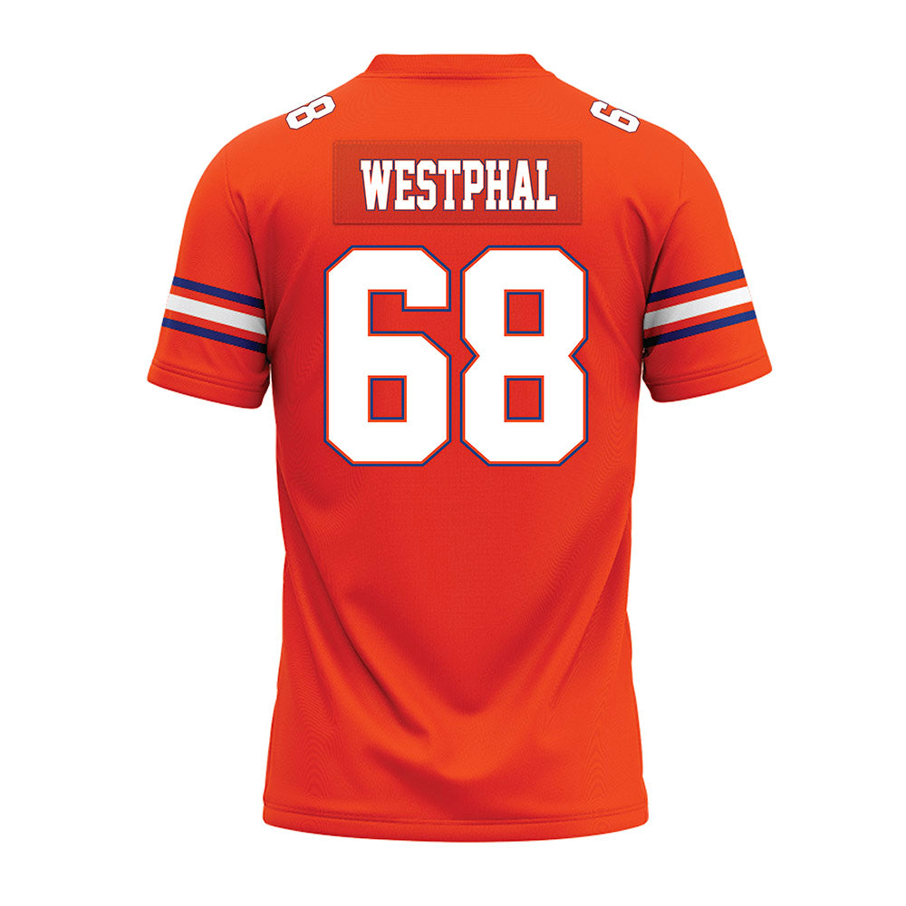 Florida - NCAA Football : Fletcher Westphal - Orange Premium Football Jersey-1
