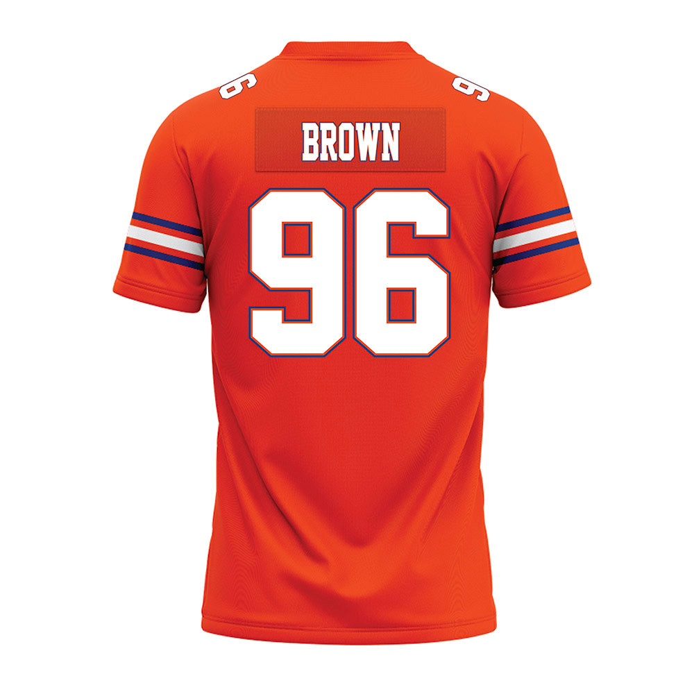 Florida - NCAA Football : Tarvorise Brown - Orange Premium Football Jersey-1