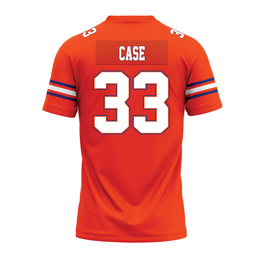 Florida - NCAA Football : Brian Case - Orange Premium Football Jersey-1