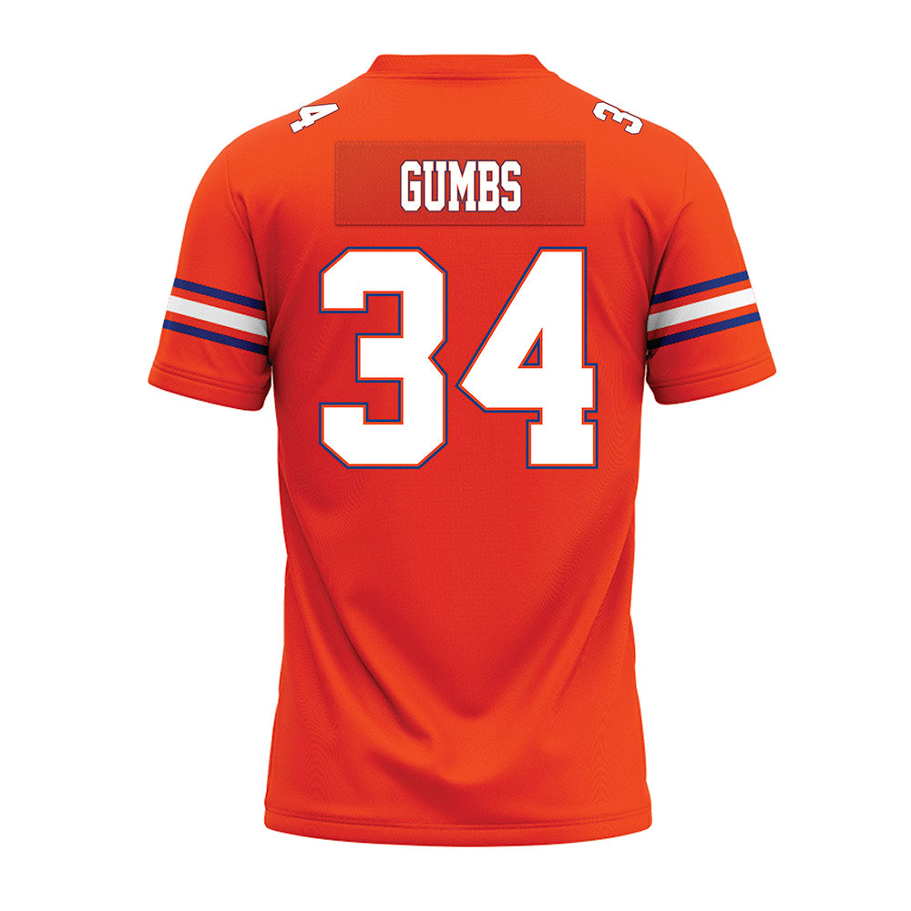 Florida - NCAA Football : George Gumbs - Orange Premium Football Jersey-1