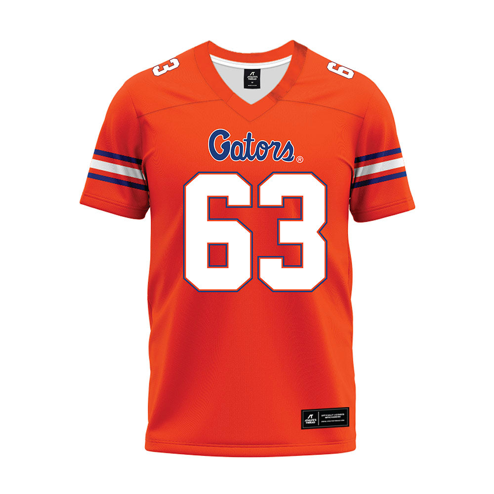 Florida - NCAA Football : Caden Jones - Orange Premium Football Jersey-0